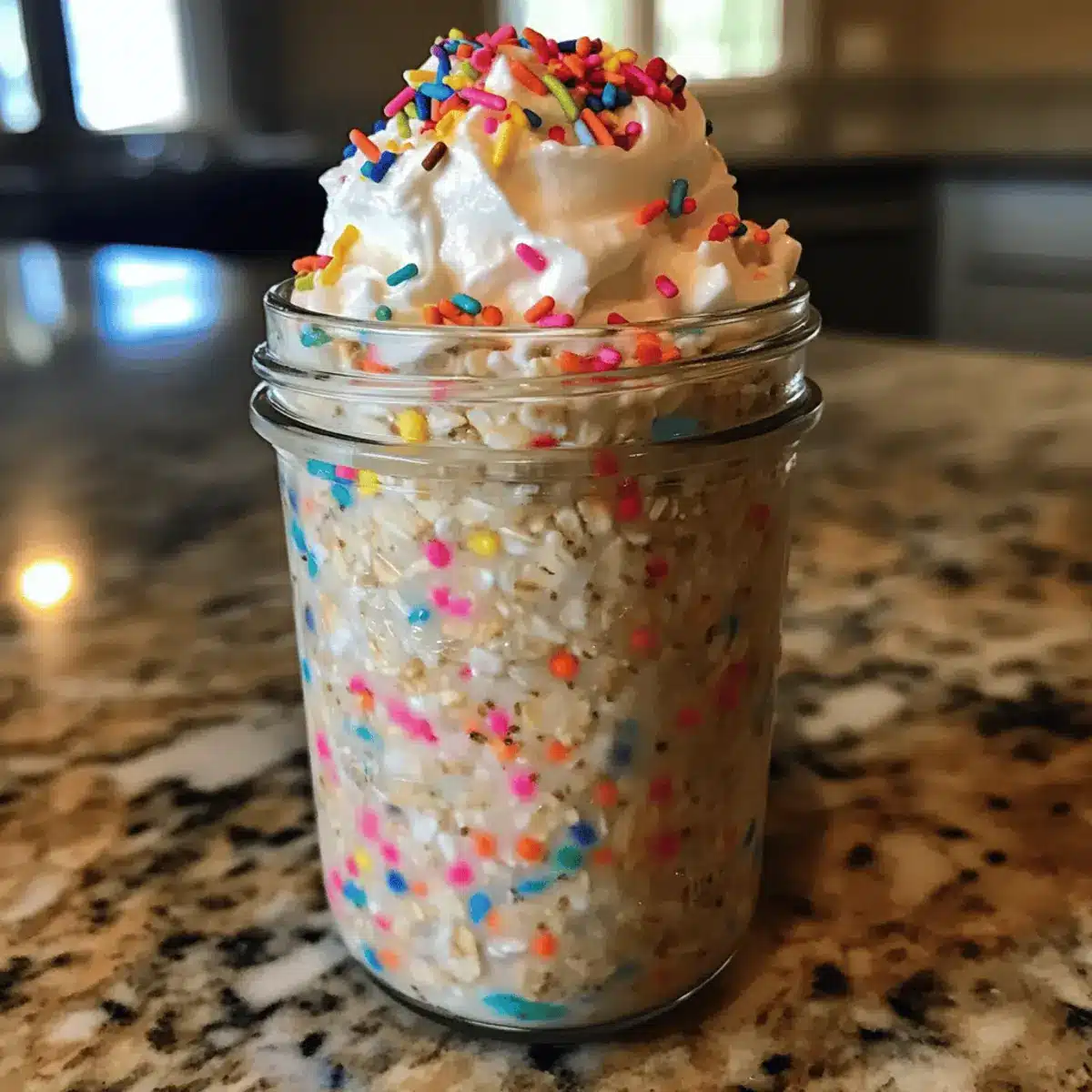 Birthday Cake Overnight Oats
