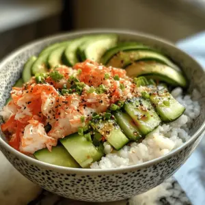 California Roll Sushi Bowls