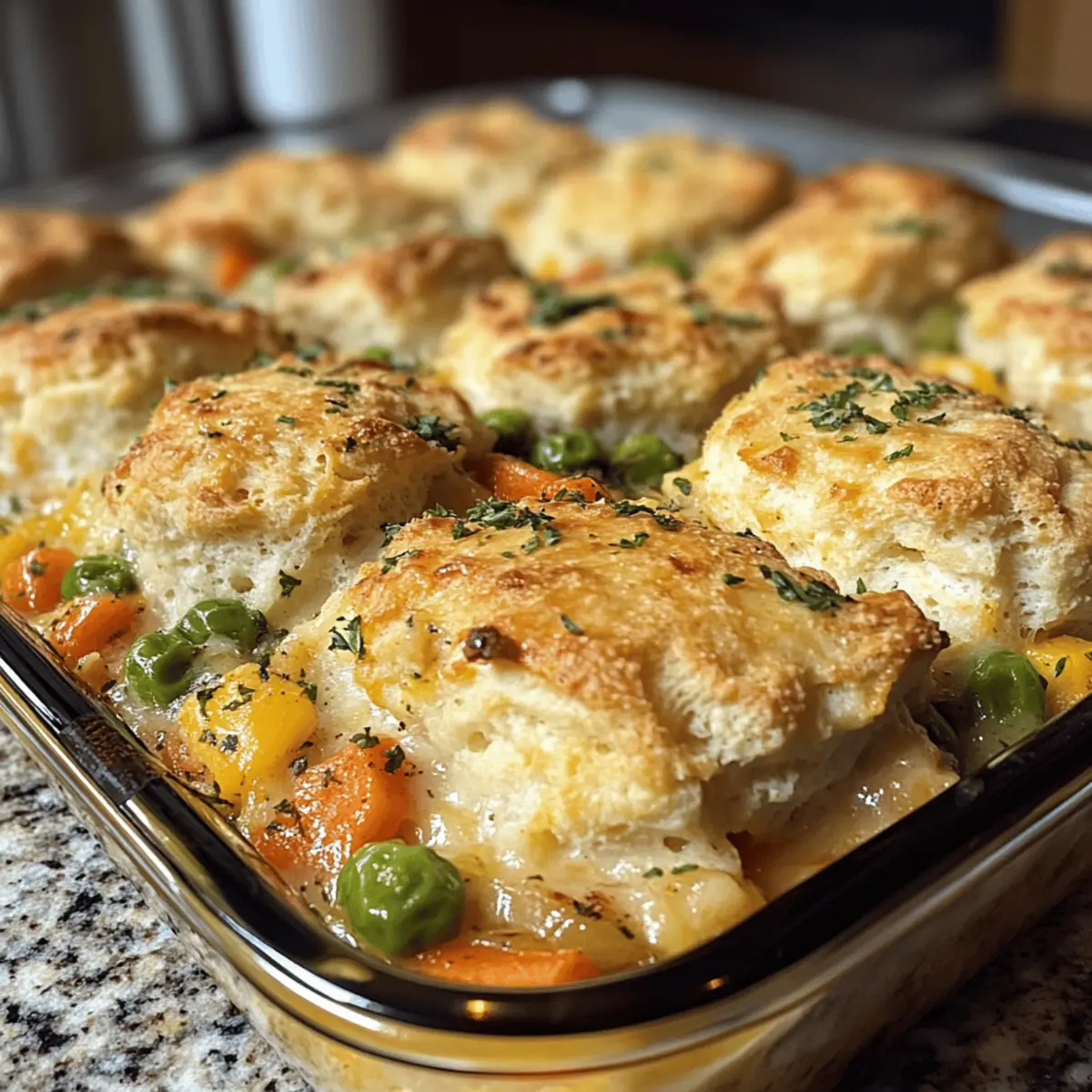 Cheddar Bay Chicken Cobbler
