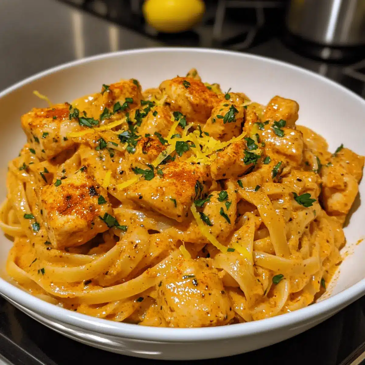 Cowboy Butter Chicken Linguine