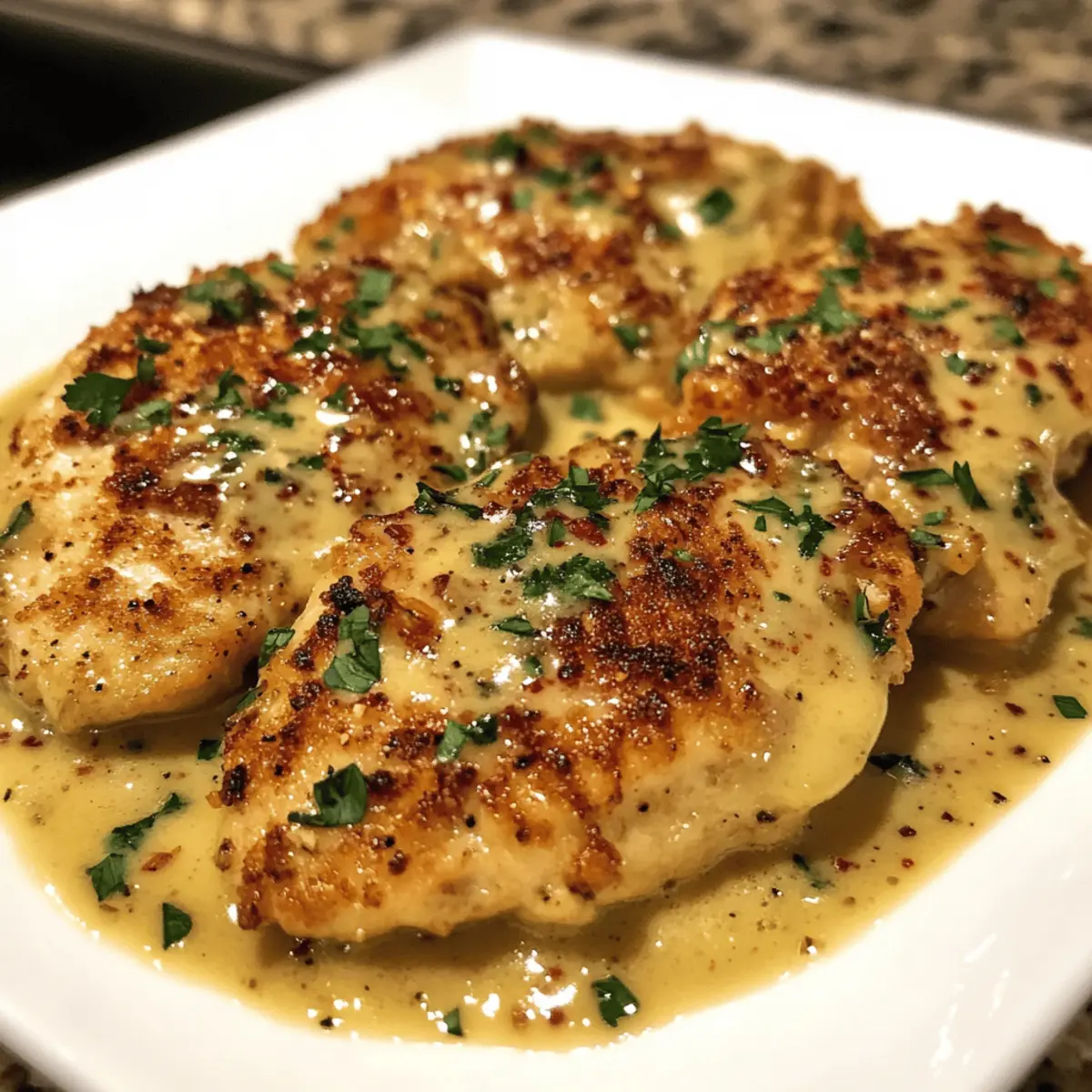 Creamy Garlic Smothered Chicken