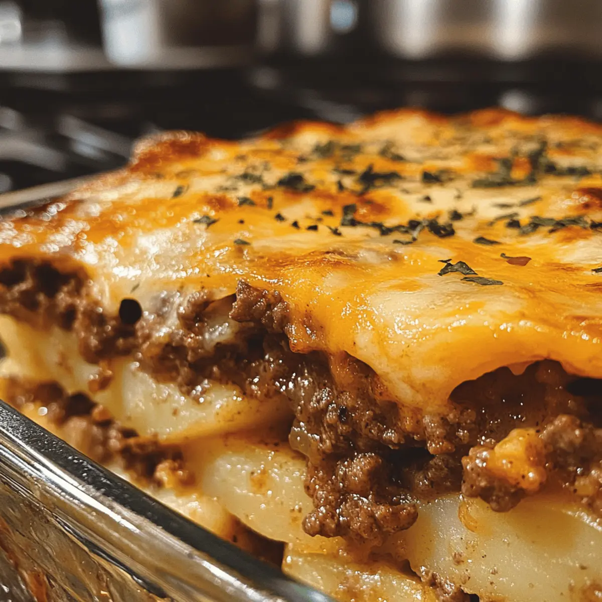 Crockpot Hamburger Potato Casserole