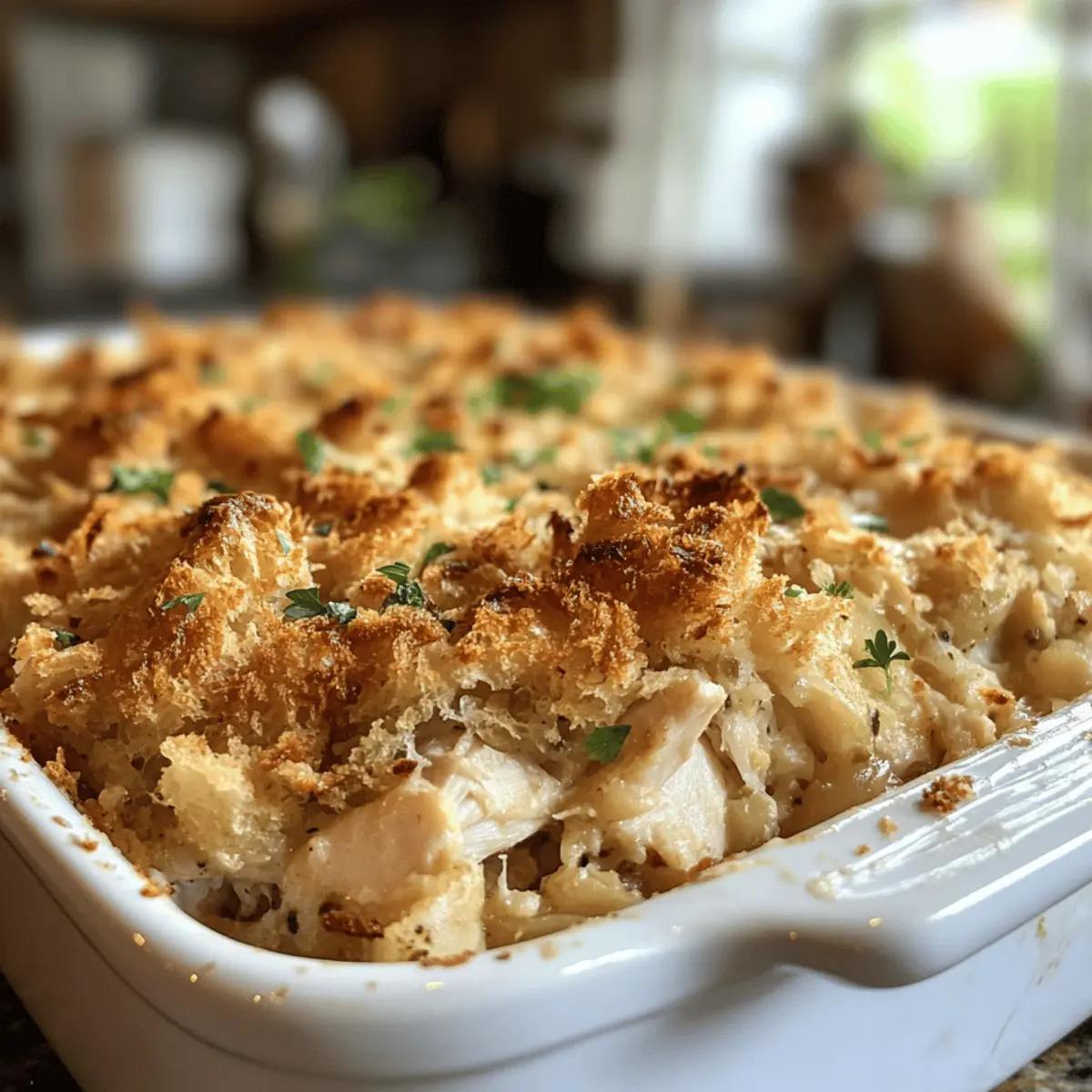 Dolly's Chicken and Stuffing Casserole