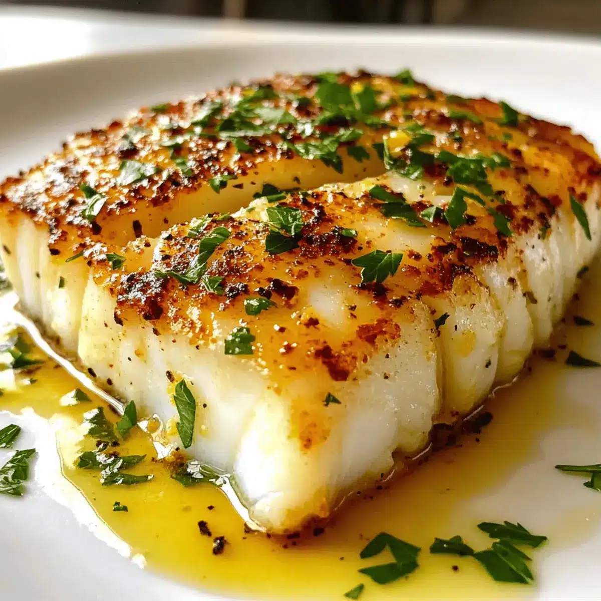 Lemon Garlic Butter Cod