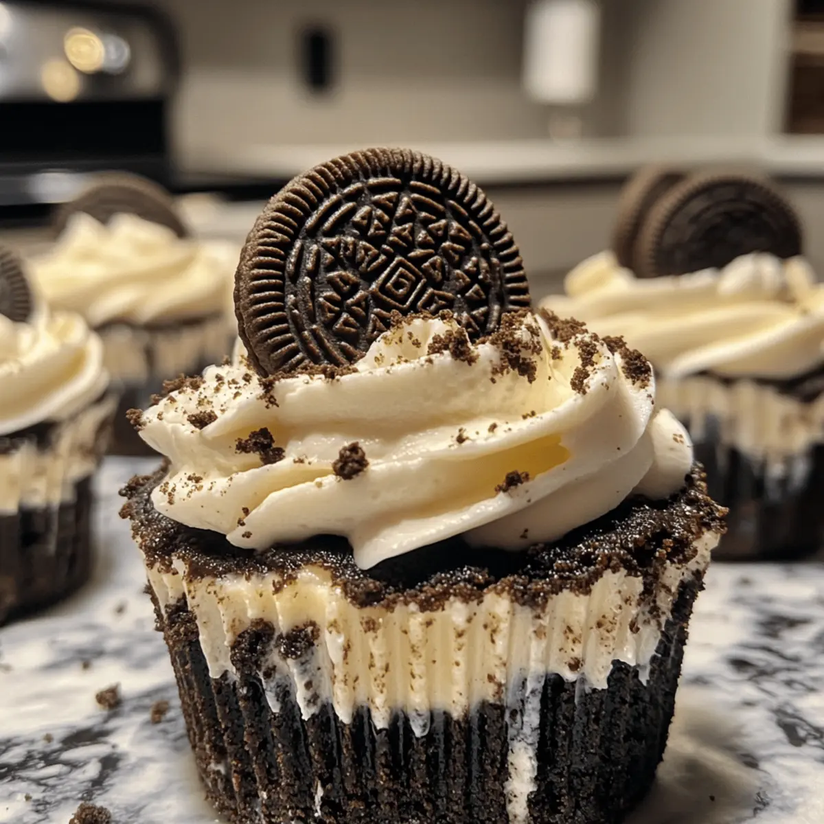 Oreo Cheesecake Cookie Cups