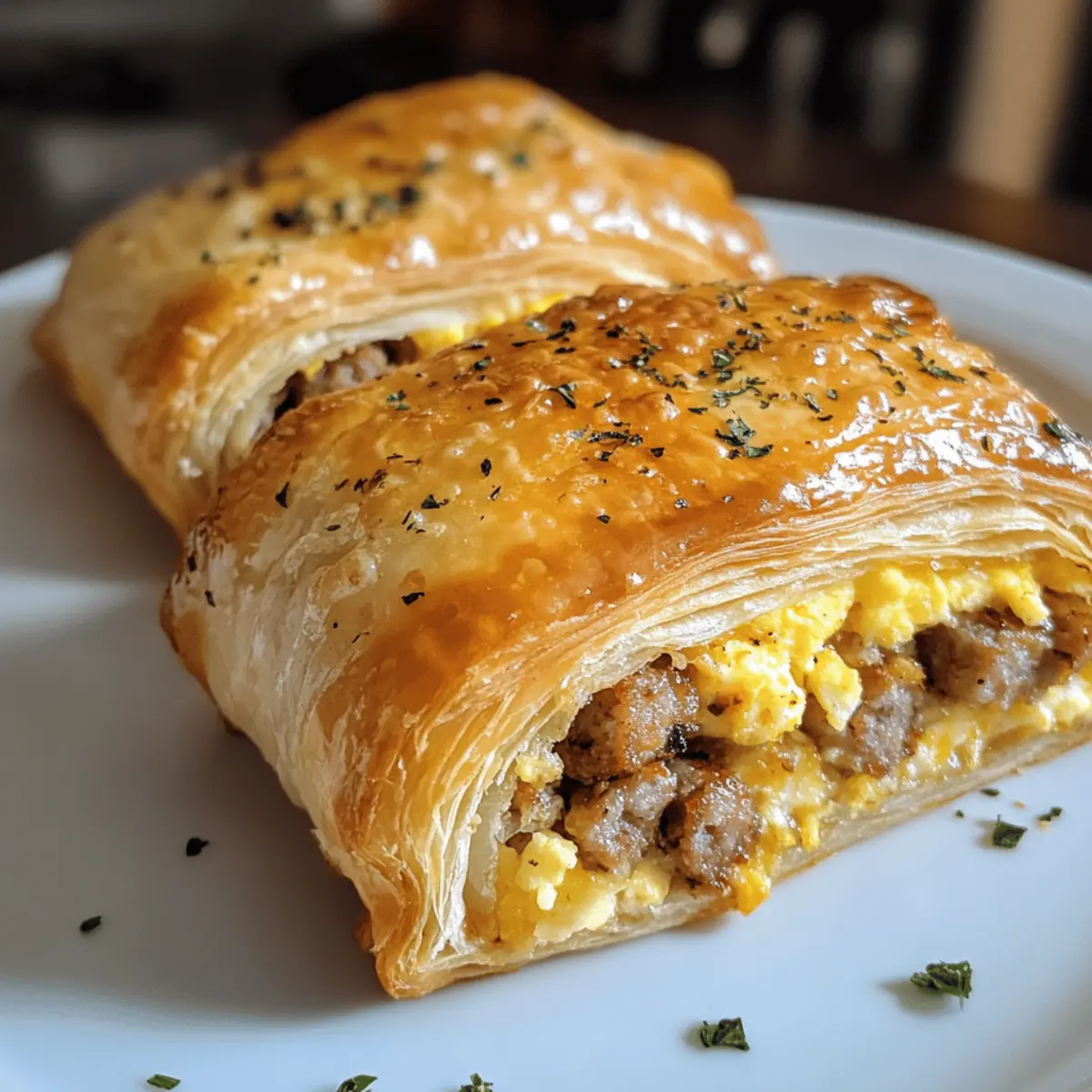 Sausage Egg Breakfast Roll-Ups