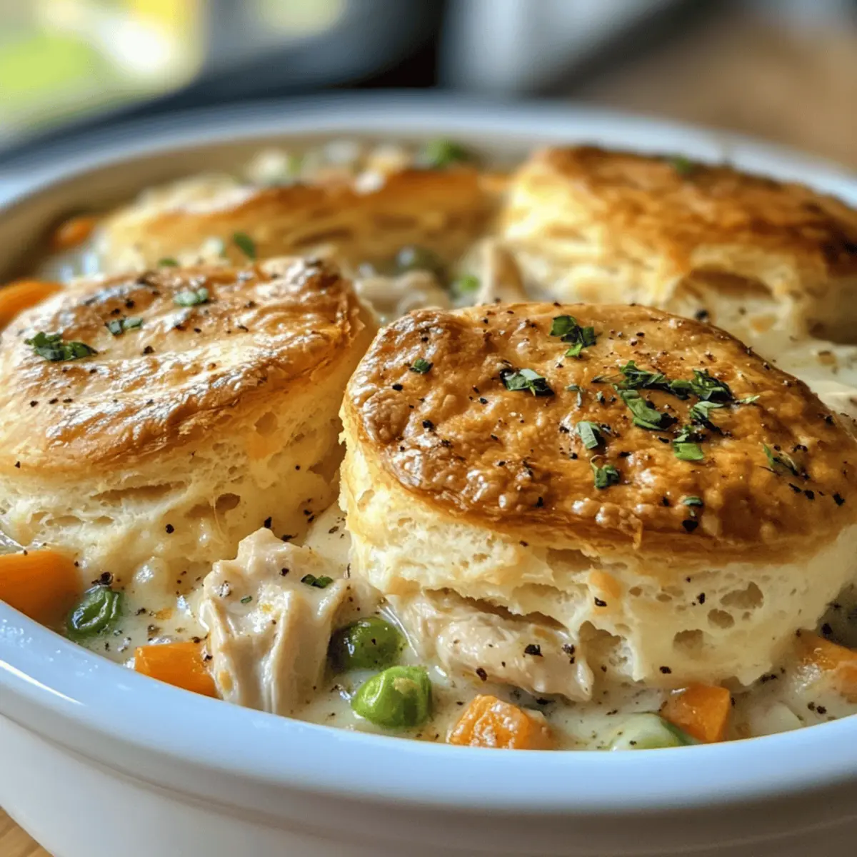 Slow Cooker Chicken Pot Pie