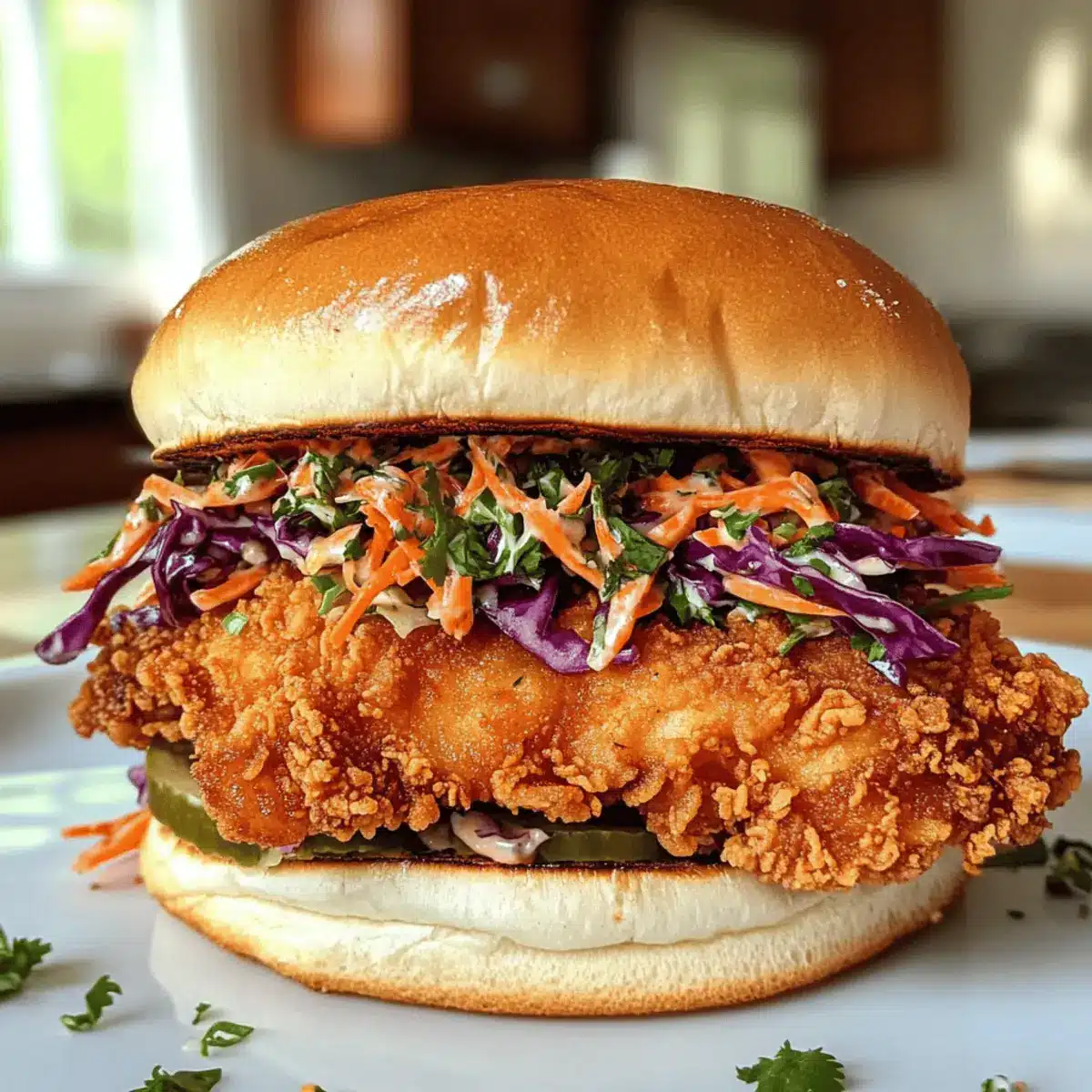 Thai Fried Chicken Sandwich