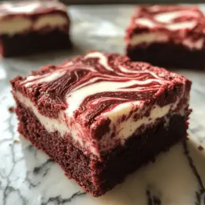 Red Velvet Cheesecake Brownies