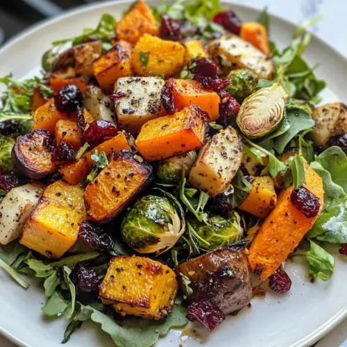 Autumn Maple Roasted Veggie Salad