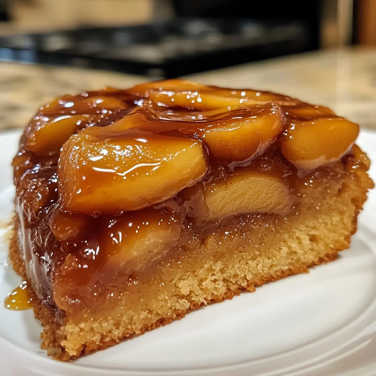 Caramel Apple Upside-Down Cake