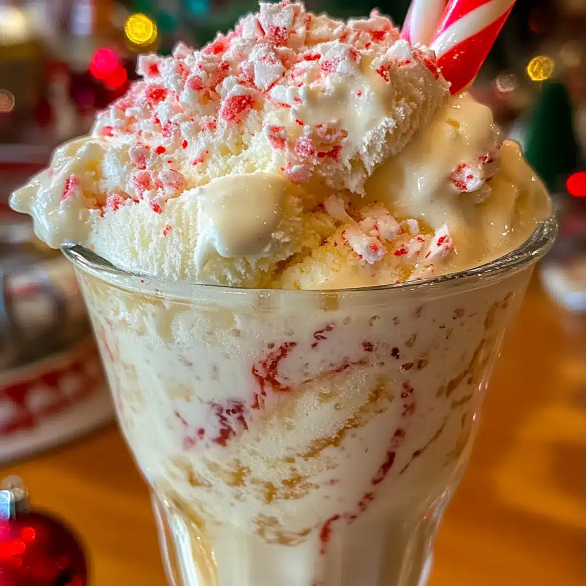 Festive Peppermint Christmas Float