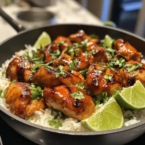 Spicy Maple Chicken and Coconut Rice