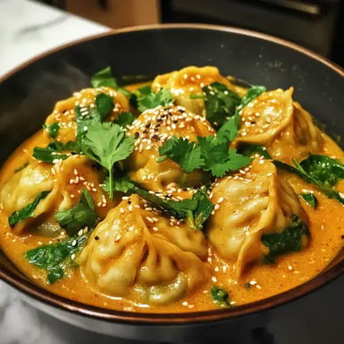 Dumpling Bake Crispy, Creamy, One-Pan Dinner