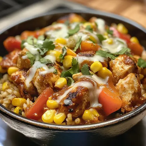 Chicken Enchilada Bowls