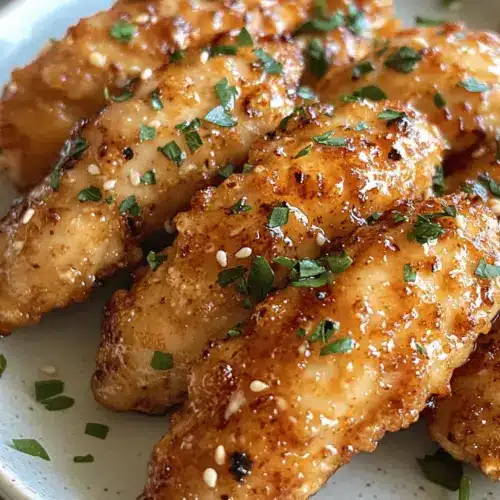 Air Fryer Honey Butter Garlic Chicken Tenders