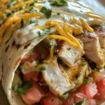Chipotle Ranch Grilled Chicken Burrito