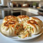 Pan-Fried Cabbage and Noodle Buns
