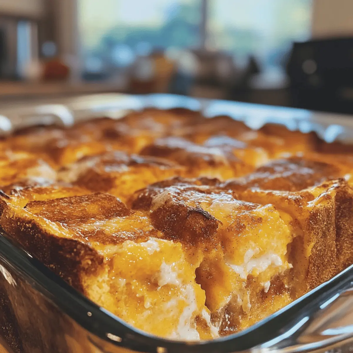 Pumpkin Spice French Toast Casserole