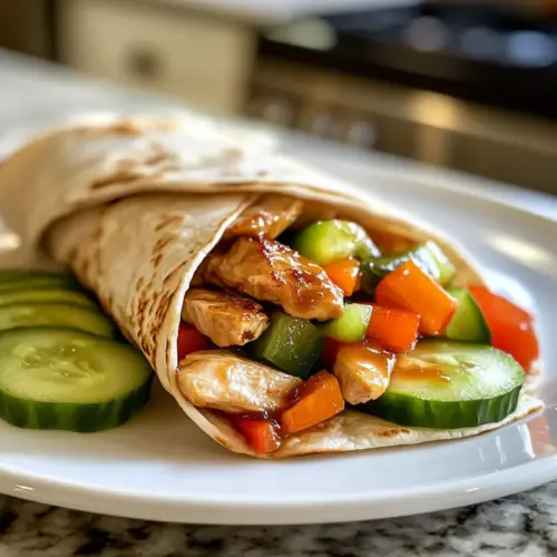 Sweet Chili Chicken Wraps