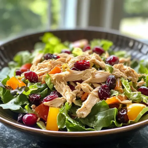 Asian Chicken Cranberry Salad