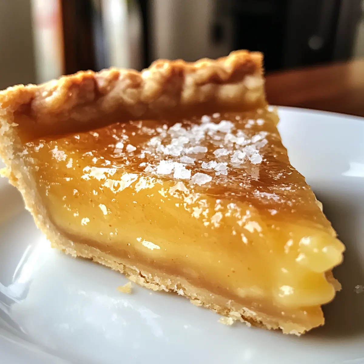 Salted Whiskey Honey Pie