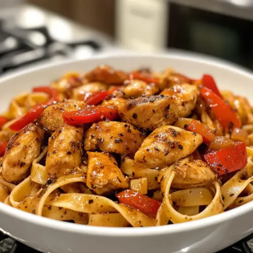 Honey Pepper Chicken Pasta