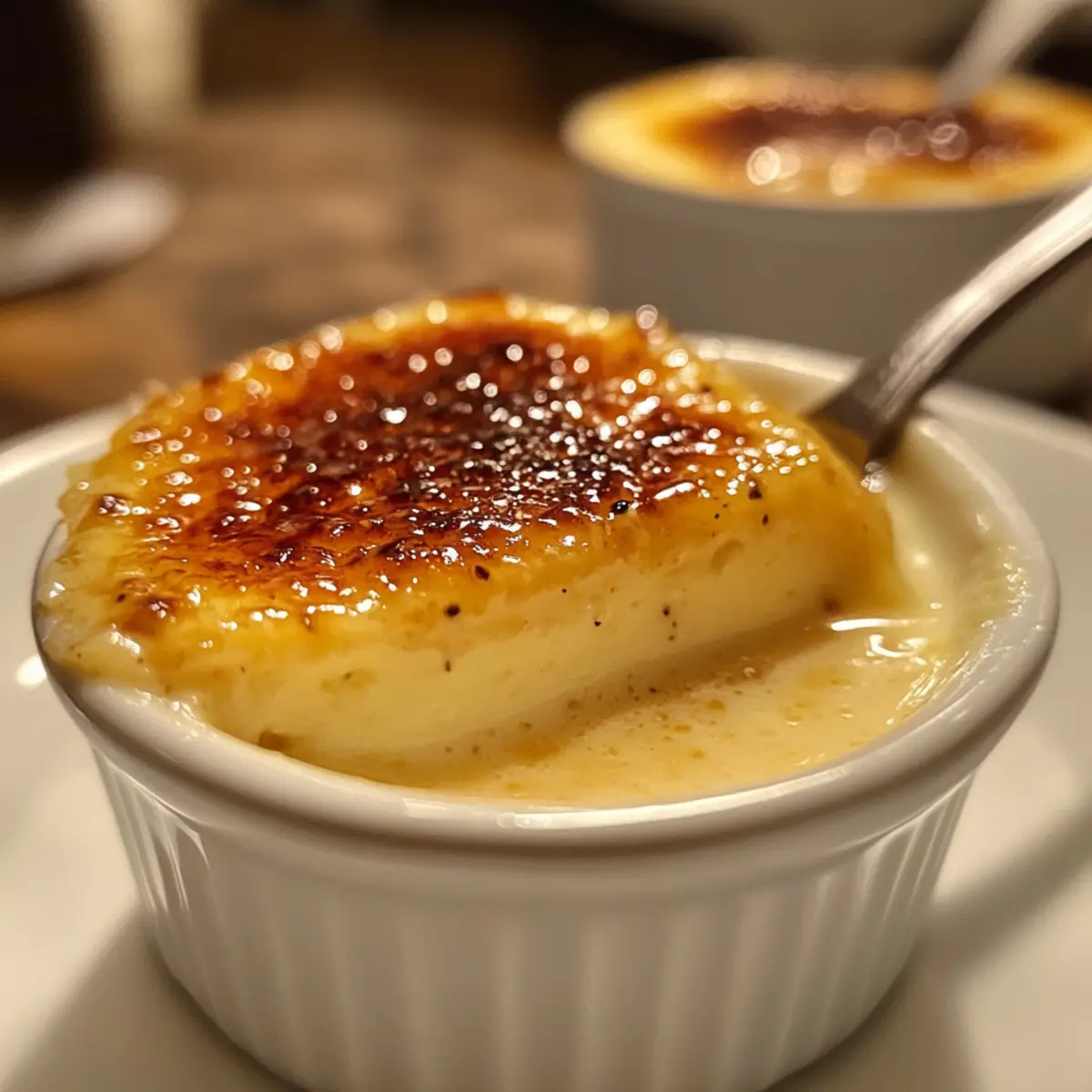 Japanese Sweet Potato Crème Brûlée