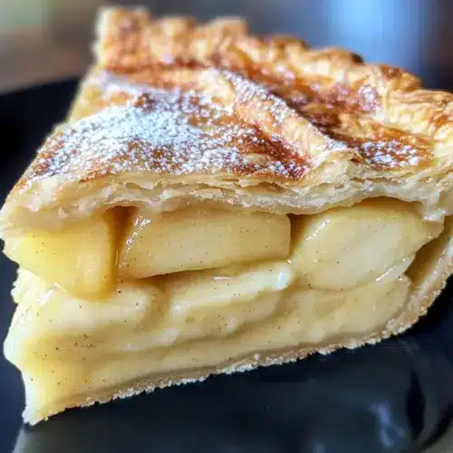 French Custard Pie with Apples