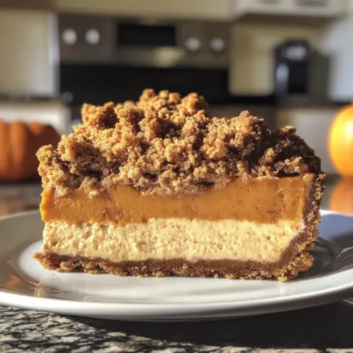 Pumpkin Streusel Cheesecake
