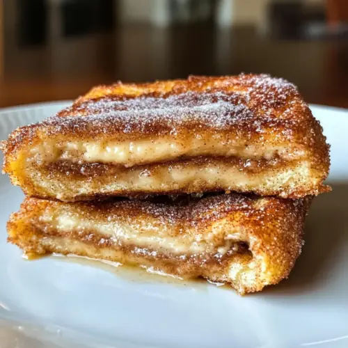 Churro Stuffed French Toast with Cinnamon Sugar