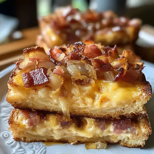 Savoury Baked French Toast