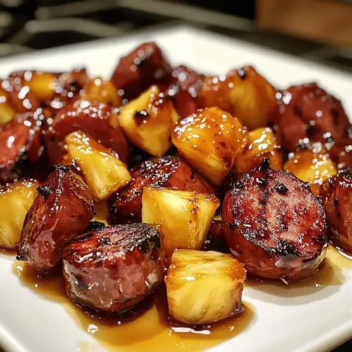 Kielbasa Pineapple Bites