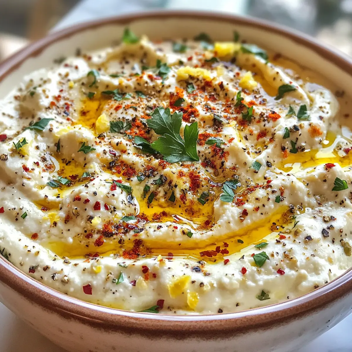 Spicy Ricotta Dip with Hot Honey