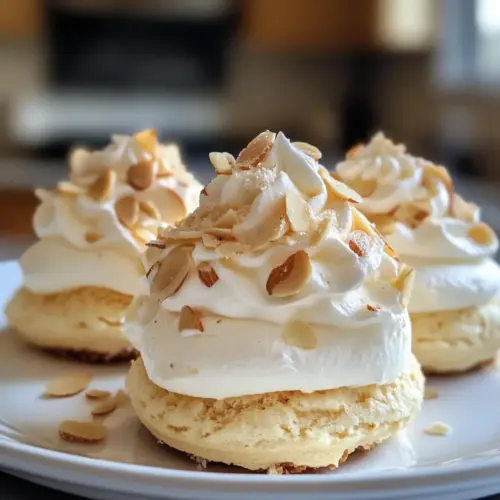 Almond Dacquoise Cream Clouds