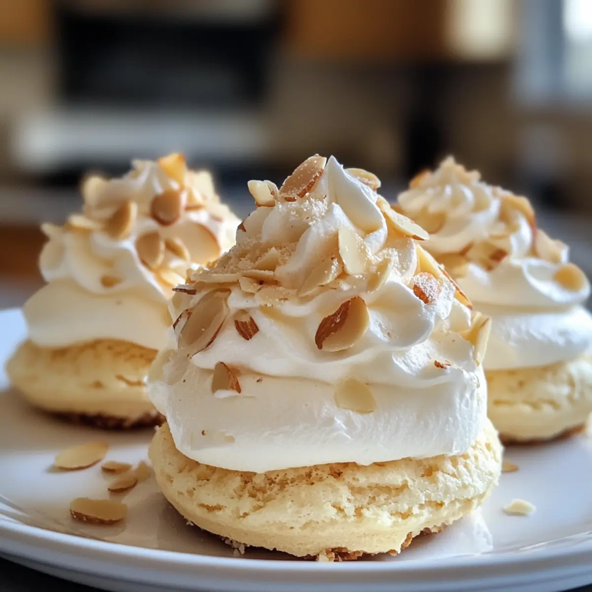Almond Dacquoise Cream Clouds