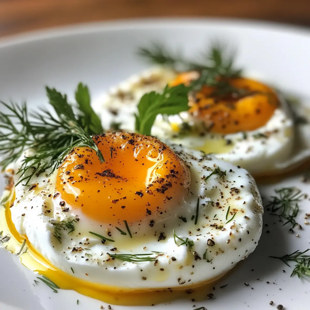 Turkish Eggs with Creamy Yogurt & Butter Sauce