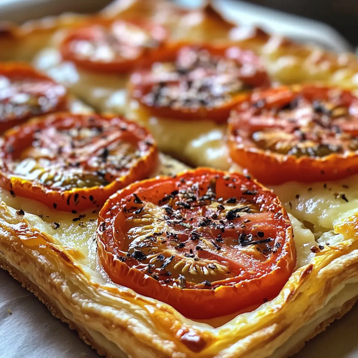 Tomato Tartlets with Puff Pastry