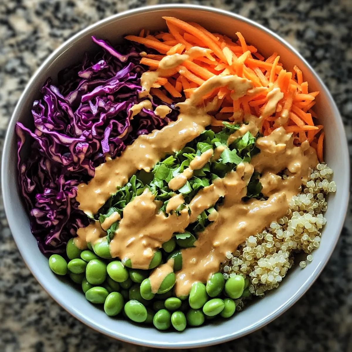 Edamame Peanut Crunch Salad