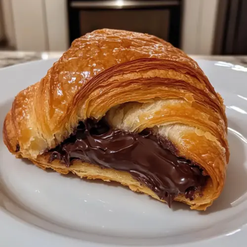 Homemade Chocolate Croissants
