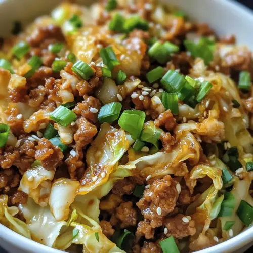 Egg Roll in a Bowl (One-Skillet, Keto)
