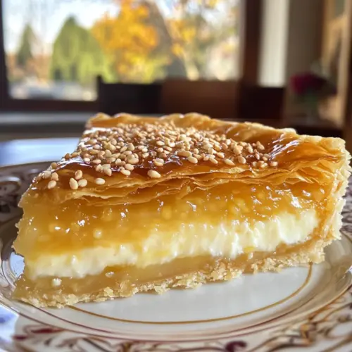 Golden Greek Honey Pie