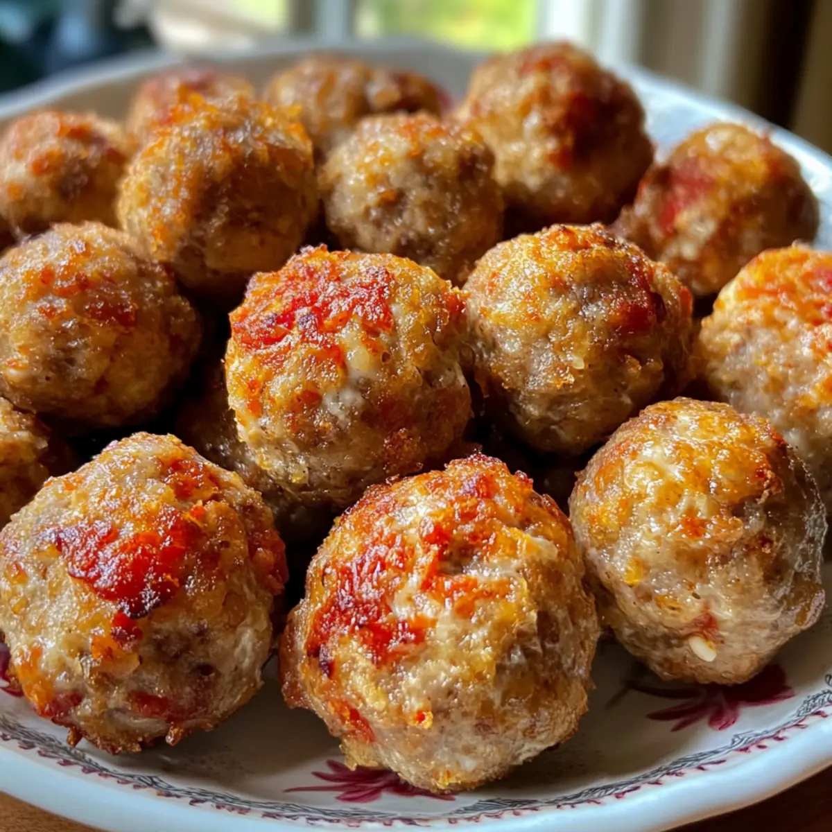 Keto Irresistible Rotel Cream Cheese Sausage Balls