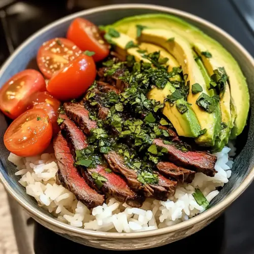 Easy Cilantro Lime Steak Bowls