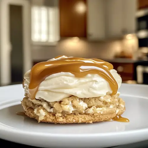Crumbl Salted Caramel Cheesecake Cookies