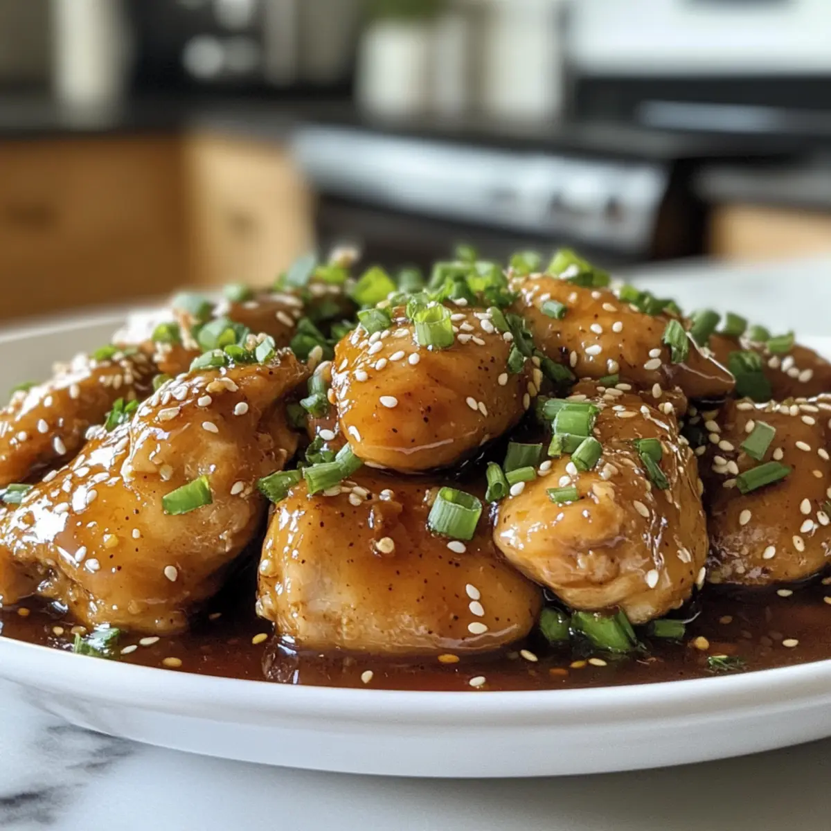 Slow Cooker Honey Garlic Chicken