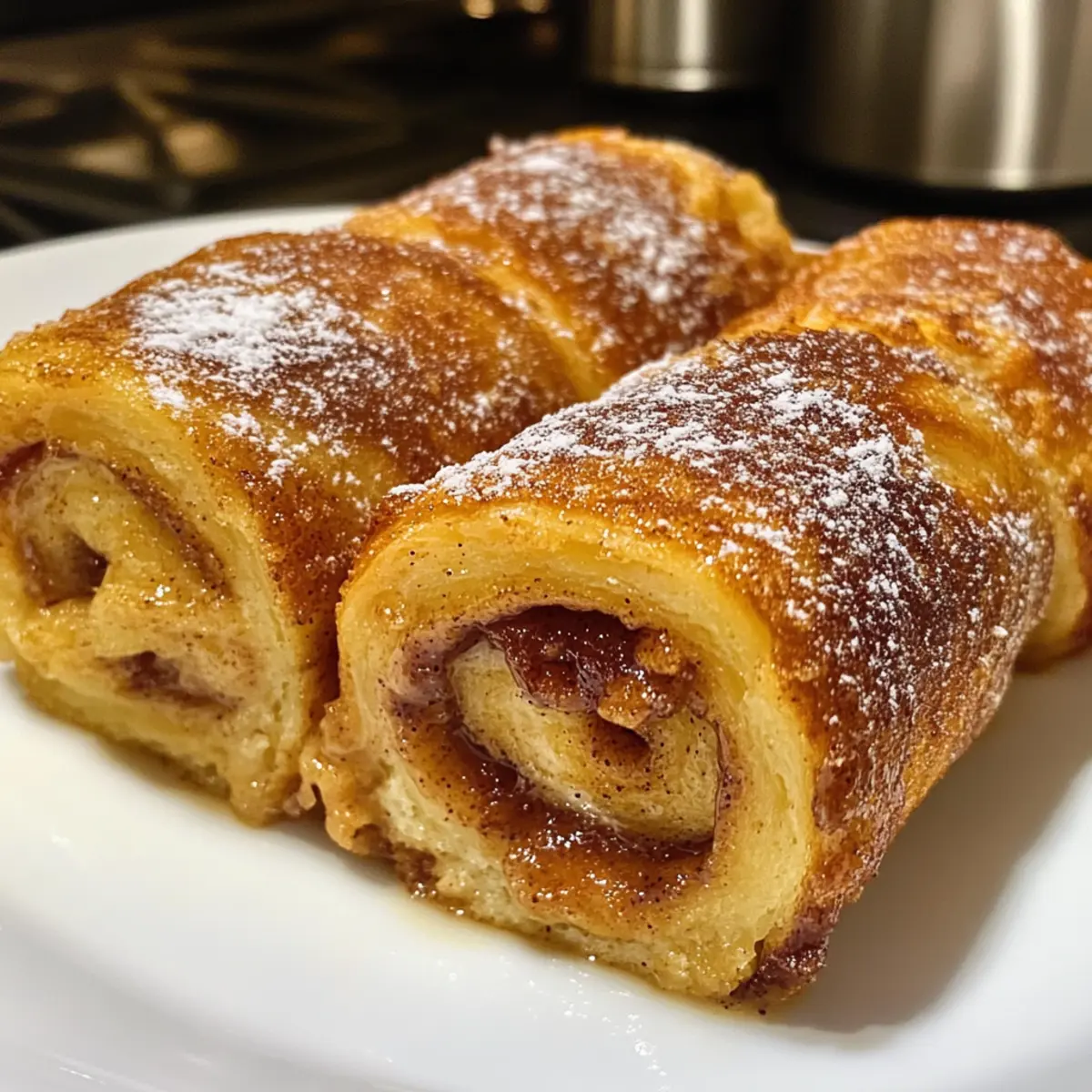 Cinnamon Roll French Toast Roll-Ups
