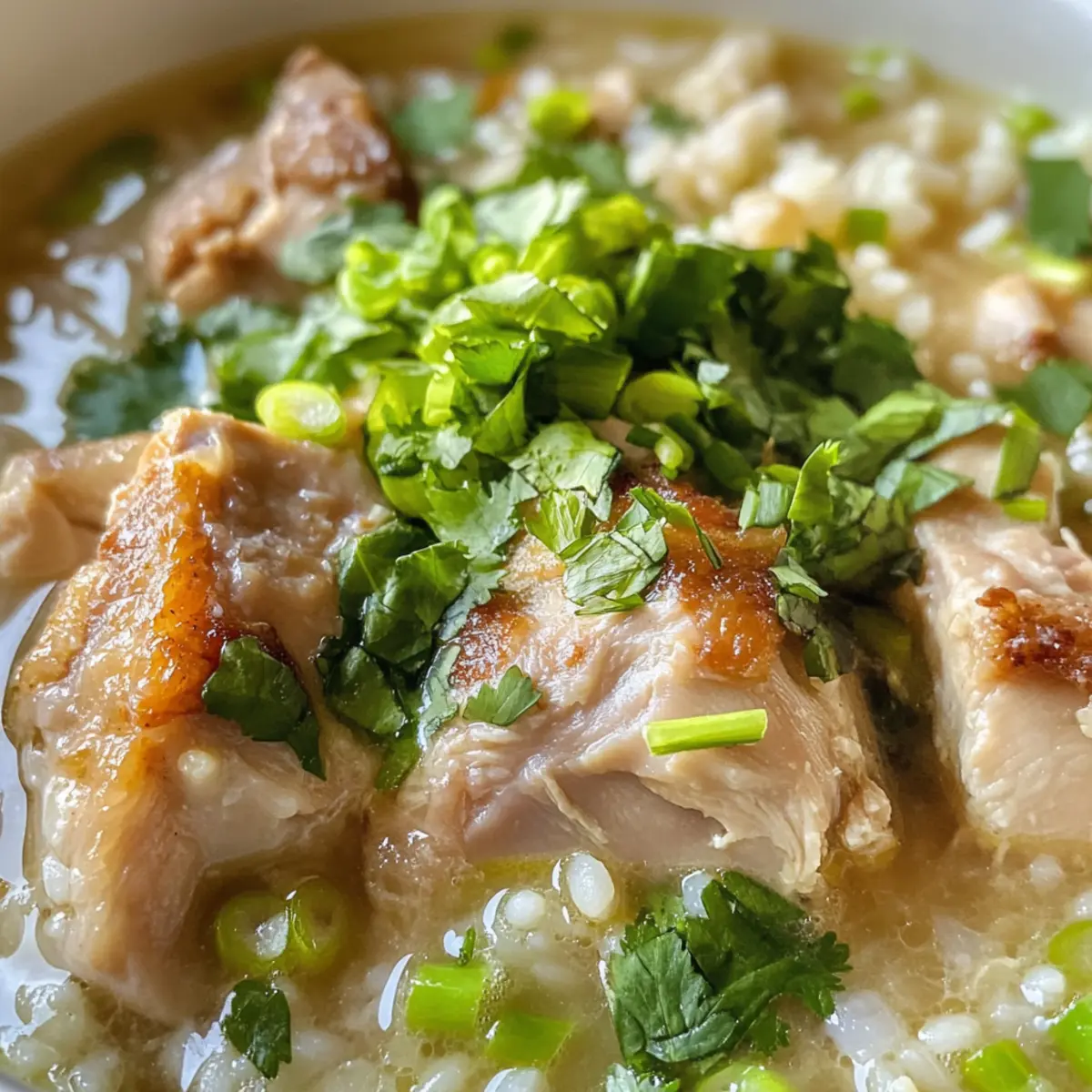 Coconut Chicken Brothy Rice