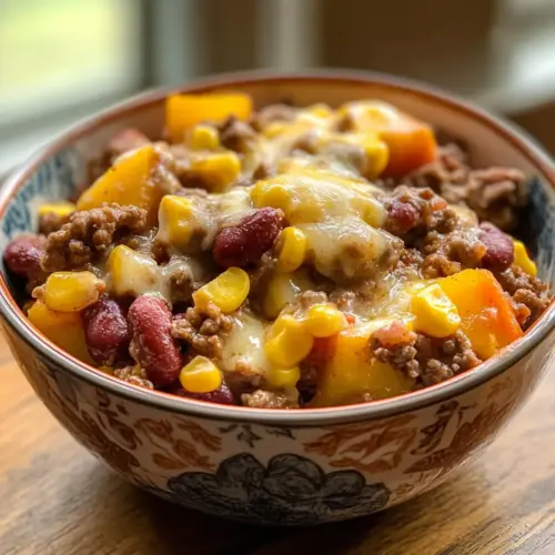 Slow Cooker Cowboy Casserole