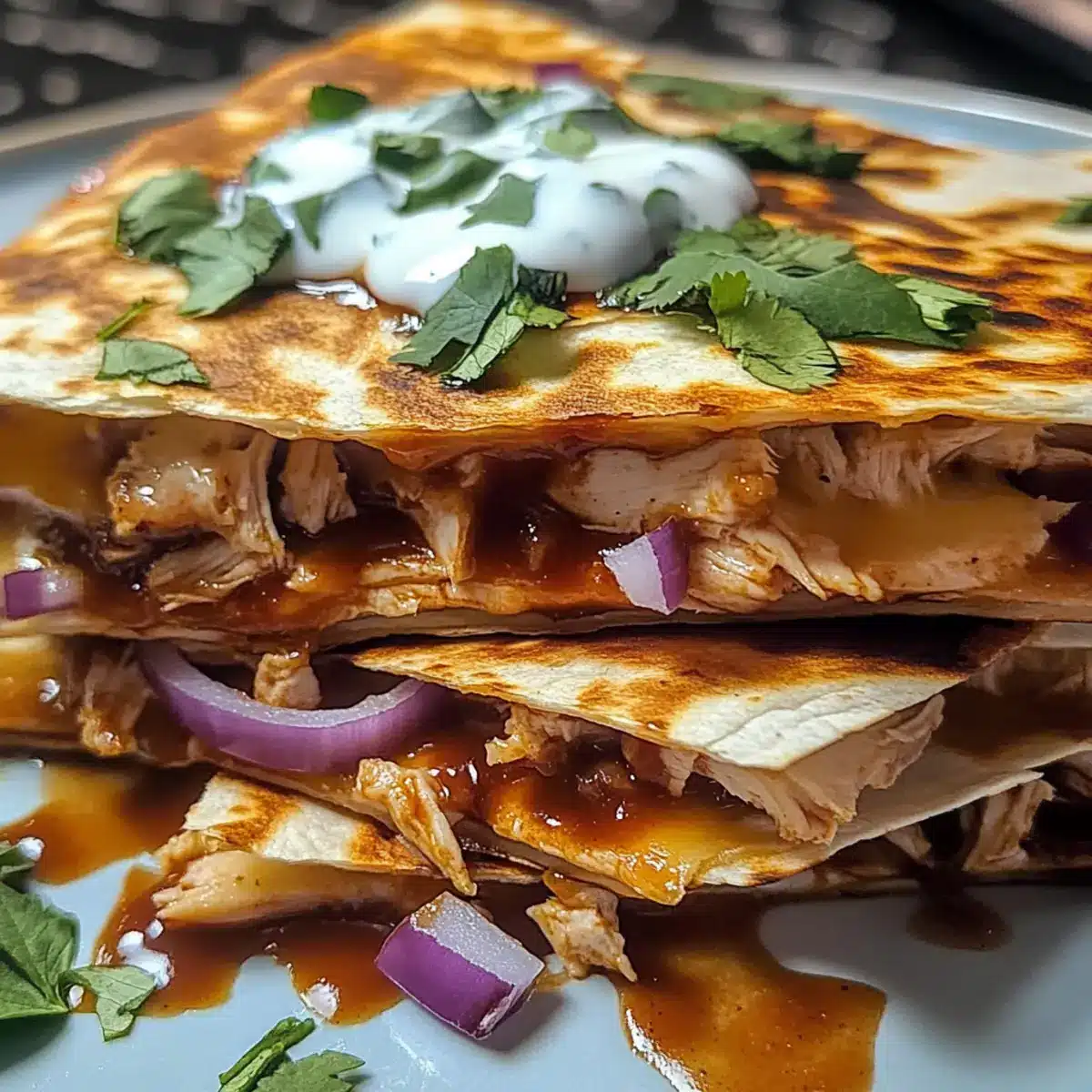BBQ Chicken Quesadillas